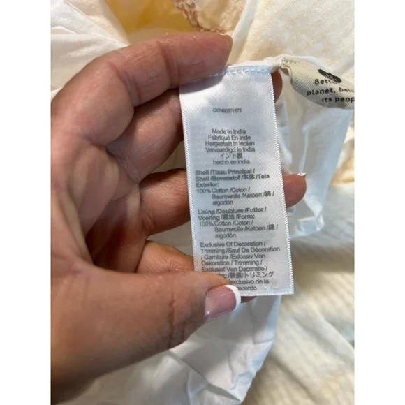 Women's Madewell Dress Size S Cream Pink - Picture 9 of 9